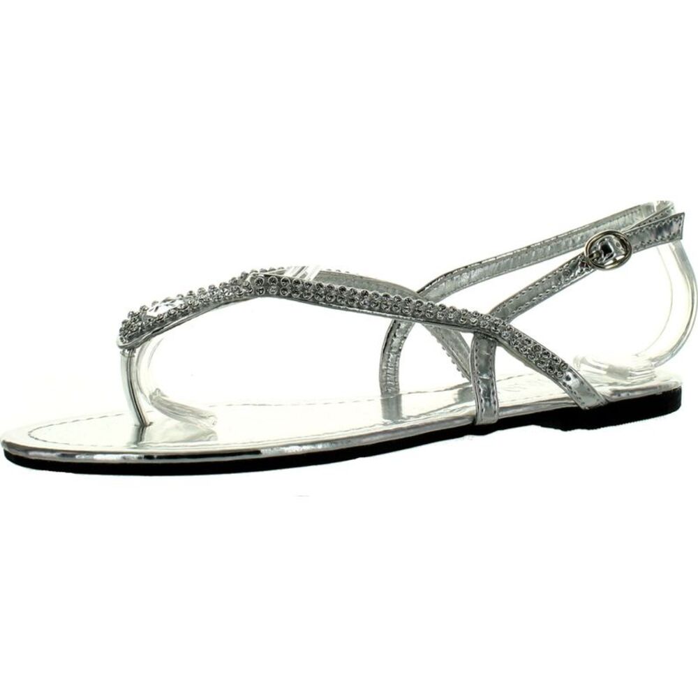 Diviana JALILA-39 Silver Womens sandals 6 NEW